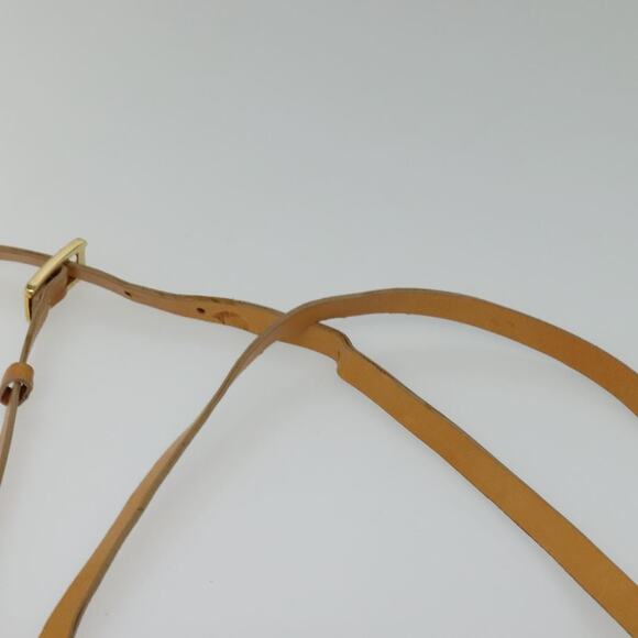 CELINE C Macadam Canvas Shoulder Bag Suede Yellow Gold - Picture 8 of 13